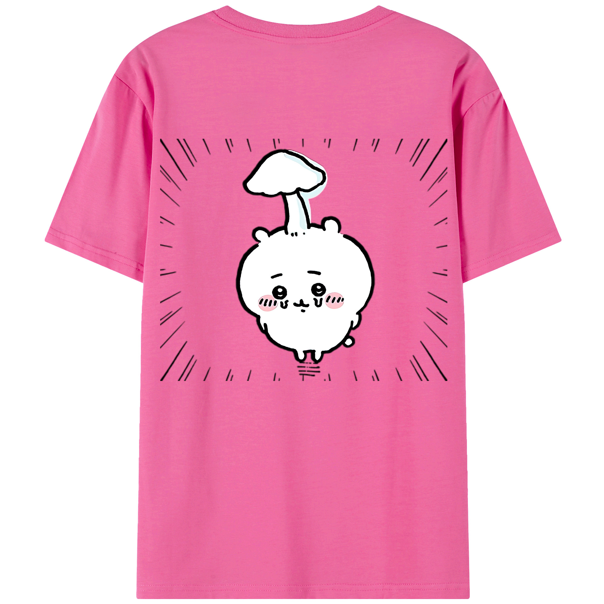 （画像用） ちいかわ ちいかわ Chii-kawa chiikawa レディース半袖Tシャツ(バックプリント)